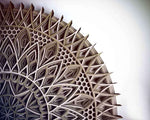 Flowered Multi Layered Wooden Mandala – 15″ x 15″ Inches image 3