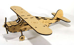 Wooden Toy Plane Puzzle – Retro Plane Model Home Decor image 6