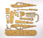 Wooden Toy Plane Puzzle – Retro Plane Model Home Decor image 2