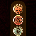 7 Chakras LED Frame: Illuminated Wall Decor for Balance and Harmony image 3