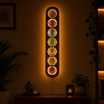 7 Chakras LED Frame: Illuminated Wall Decor for Balance and Harmony image 2