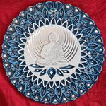 Illuminated Buddha Mandala Frame image 1
