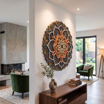 Floral Inspired Multi-Layered Wooden Mandala image 6