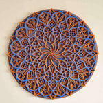 Flowered Multi Layered Wooden Mandala – 15″ x 15″ Inches image 9