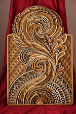 Captivating Nature Inspired Multi-Layered Wooden Mandala: A Mesmerizing Art Journey image 6