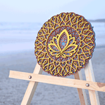 Radiant Lotus Mandala Frame image 2