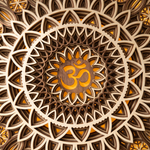 OM Mandala Multi Layered Mandala with LED lights image 4