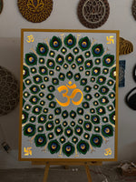 Morpankh OM Mandala –Multi Layered LED Wooden Wall Art image 4