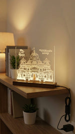 Kashtabhanjan Dev Sarangpur Hanuman Ji Acrylic LED Temple Frame image 1