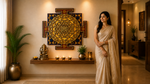 Shree Yantra LED Wall Decor Wooden Mandala Wall Art for Home & Office | Vastu Spiritual Wall Hanging with Lights image 7