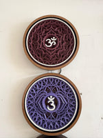 7 Chakra Multi Layered Wooden Mandala Wall Art with LED Lights | Spiritual Chakra Frame Set | 56 Inch Vertical Wall Decor image 6