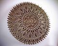 Flowered Multi Layered Wooden Mandala – 15″ x 15″ Inches