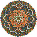 Floral Inspired Multi-Layered Wooden Mandala