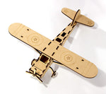 Wooden Toy Plane Puzzle – Retro Plane Model Home Decor image 5