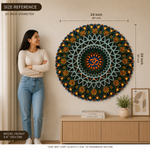 Ananta Om Mandala 3D Layered Wooden LED Wall Art image 9