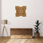 Wooden Mandala multi layred design – 11.5″ x 11.5″ inches image 5