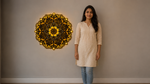 3D Multi-Layered Wooden Bodhi Tree Mandala Wall Art with LED Backlight | Premium 10-Layer Laser Cut Spiritual Relief Frame image 9