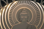 Illuminated Buddha Mandala Frame image 4