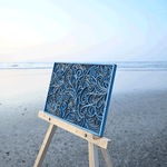 Nature’s Harmony: Handcrafted Wooden Mandala Frame image 3