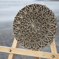 Flowered Multi Layered Wooden Mandala without light version