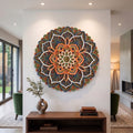 Floral Inspired Multi-Layered Wooden Mandala