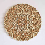 Floral Inspired Multi-Layered Wooden Mandala image 3