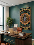 Premium Multi-Layered Wooden Shiva Mandala Wall Art