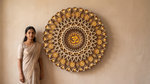 OM Mandala Multi Layered Mandala with LED lights image 11