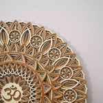 Om Mantra Multi Layered Wooden Mandala image 5