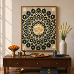 Morpankh OM Mandala –Multi Layered LED Wooden Wall Art image 1