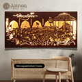 Shivrajyabhishek Frame with LED Lights – Glorious Coronation of Chhatrapati Shivaji Maharaj