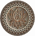 Exquisite Lotus Inspired Multi-Layered Wooden Mandala