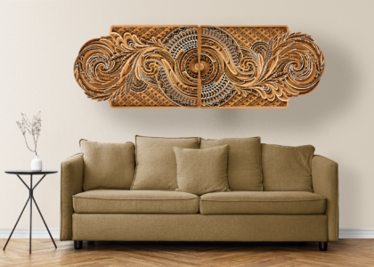 Elevate Your Space with a 3D Layered Wooden Mandala: A Masterpiece of Elegance and Craftsmanship