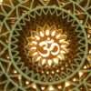 6” OM Wooden Mandala with LED Lights