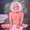 Gajanan-maharaj-hand made acrylic painting