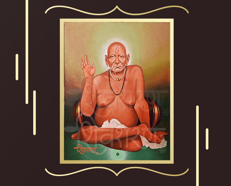 swami samartha akkalkot hand painting