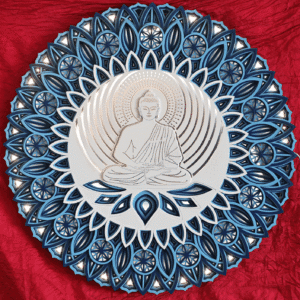 Illuminated Buddha Mandala Frame