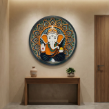 Ganapati Mandala frame in a hall