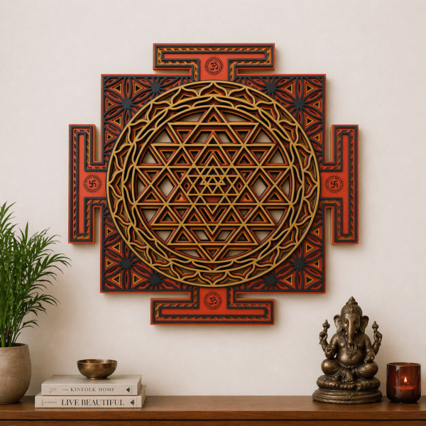Shree Yantra with LED lights