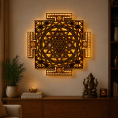 Shree Yantra with LED lights