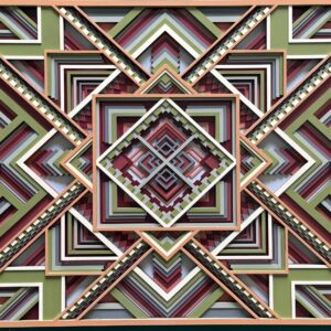 Astra Weave Triptych 3 Piece Mandala frame