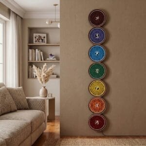 7 Chakras 4 Feet in height with LED OFF1
