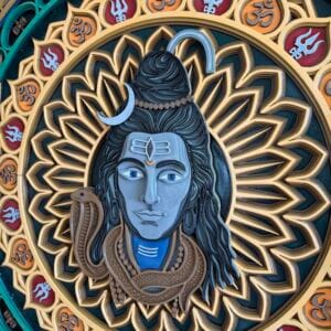 Shiva Mandala multi layered frame of size 4.5 feet by 2.5 feet