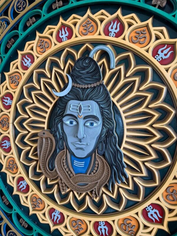 Shiva Mandala multi layered frame of size 4.5 feet by 2.5 feet