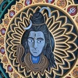 Shiva Mandala multi layered frame of size 4.5 feet by 2.5 feet