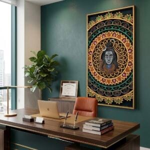 Shiva Mandala multi layered frame of size 4.5 feet by 2.5 feet