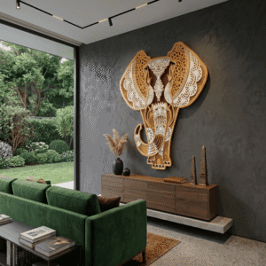 Multi Layered Elephant with light photo