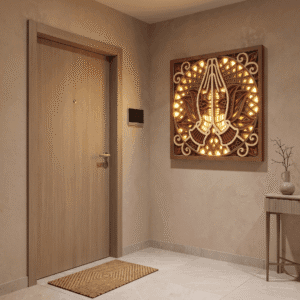 Namaste Mandala with lights ON